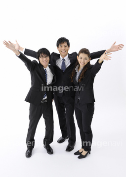 女性 ポーズ 3人 の画像素材 ビジネス 人物の写真素材ならイメージナビ