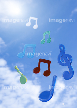 音符 雲 の画像素材 イラスト Cgの写真素材ならイメージナビ
