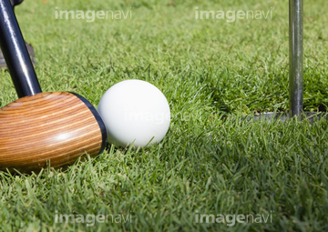 パークゴルフ ゴルフホール の画像素材 球技 スポーツの写真素材ならイメージナビ