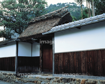 住宅 インテリア エクステリア 建具 門 塀 和風 日本家屋 門 の画像素材 写真素材ならイメージナビ