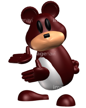 Cg キャラクター 茶色 動物 Mixa の画像素材 イラスト Cgのcg素材ならイメージナビ