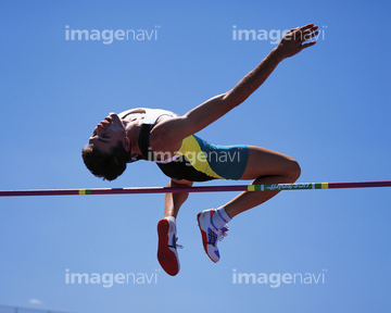 高跳び選手 の画像素材 陸上競技 スポーツの写真素材ならイメージナビ