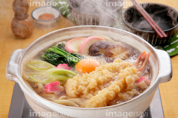 鍋焼きうどん の画像素材 和食 食べ物の写真素材ならイメージナビ