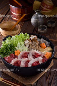 豪華 ぼたん鍋 の画像素材 和食 食べ物の写真素材ならイメージナビ