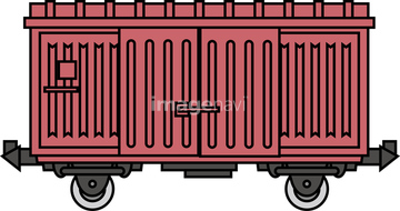 列車 貨物列車 イラスト の画像素材 鉄道 乗り物 交通のイラスト素材ならイメージナビ