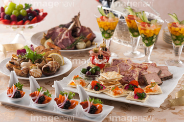 食べ物 季節 形態別食べ物 パーティー料理 の画像素材 写真素材ならイメージナビ