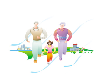 イラスト Cg 人物 子供 走る 動作 の画像素材 イラスト素材ならイメージナビ