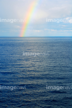 自然 風景 空 虹 海 の画像素材 写真素材ならイメージナビ