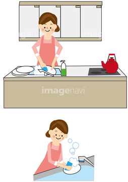 食器洗い の画像素材 部屋 住宅 インテリアの写真素材ならイメージナビ