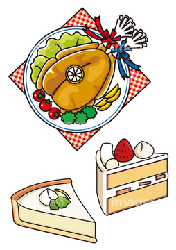季節のイラスト 冬の食べ物 甘い 味 肉料理 イラスト の画像素材 食べ物 飲み物 イラスト Cgのイラスト素材ならイメージナビ