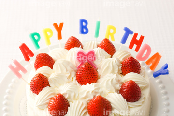 バースデーケーキ 青果 の画像素材 誕生日 行事 祝い事の写真素材ならイメージナビ