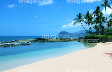 ハワイ ビーチ コオリナ ロイヤリティフリー の画像素材 海 自然 風景の写真素材ならイメージナビ