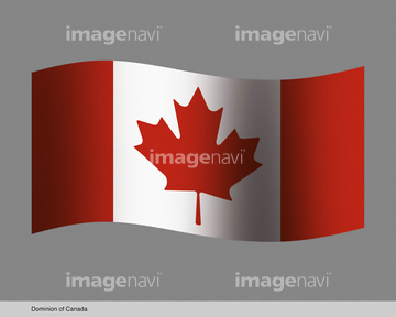国旗 カナダ国旗 イラスト の画像素材 デザインパーツ イラスト Cgのイラスト素材ならイメージナビ