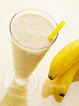 フレッシュジュース バナナジュース ロイヤリティフリー の画像素材 飲み物 食べ物の写真素材ならイメージナビ