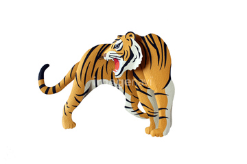 生き物 陸の動物 ライオン トラ トラ 吠える の画像素材 写真素材ならイメージナビ
