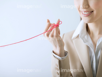 運命の赤い糸 陽気 の画像素材 日本人 人物の写真素材ならイメージナビ