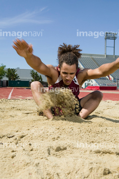 スポーツ 陸上競技 高跳び 幅跳び の画像素材 写真素材ならイメージナビ