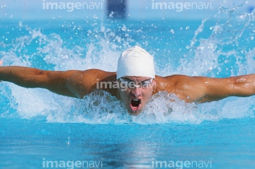 バタフライ 水泳 の画像素材 ウォータースポーツ スポーツの写真素材ならイメージナビ