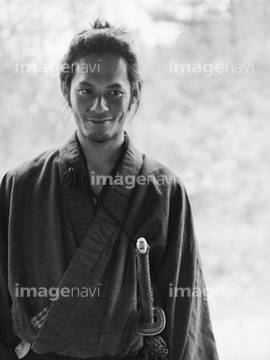 侍 顔 の画像素材 日本人 人物の写真素材ならイメージナビ
