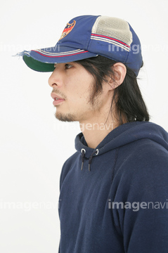 キャップ 帽子 横顔 の画像素材 外国人 人物の写真素材ならイメージナビ