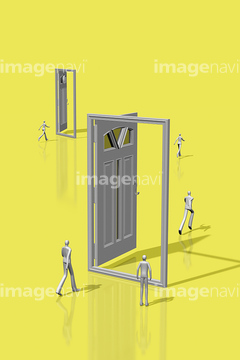 ドア 開ける ロハス イラスト の画像素材 エネルギー エコロジーのイラスト素材ならイメージナビ
