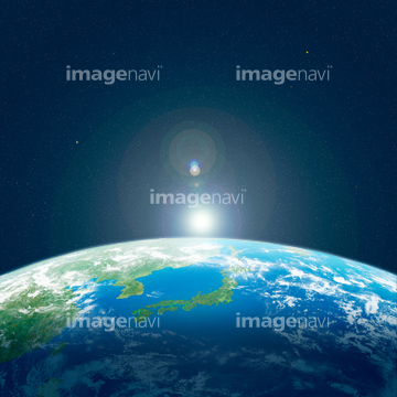 地球 日本列島 Gran Image の画像素材 イラスト Cgの写真素材ならイメージナビ