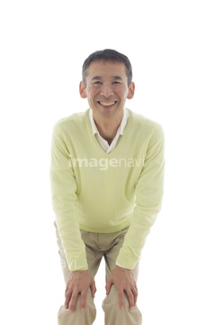 男性 中腰 アジア人 の画像素材 イラスト Cgの写真素材ならイメージナビ