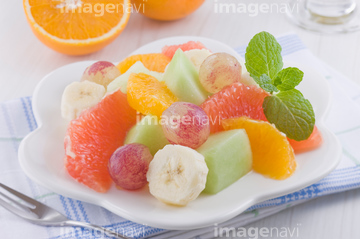 美容 健康 健康食品 果物 フルーツ盛り合わせ カットフルーツ の画像素材 写真素材ならイメージナビ