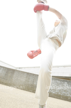 ボクササイズ トレーニングウェア の画像素材 武道 格闘技 スポーツの写真素材ならイメージナビ