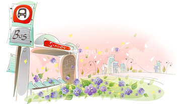 花壇 イラスト 看板 の画像素材 自然 風景 イラスト Cgのイラスト素材ならイメージナビ