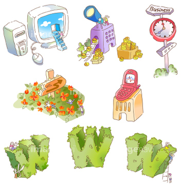 花壇 イラスト 看板 の画像素材 自然 風景 イラスト Cgのイラスト素材ならイメージナビ