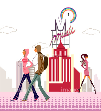 イラスト Cg 人物 カップル 夫婦 3人 まとめ髪 の画像素材 イラスト素材ならイメージナビ