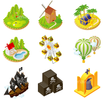 船 イラスト 海賊船 の画像素材 自然 風景 イラスト Cgのイラスト素材ならイメージナビ