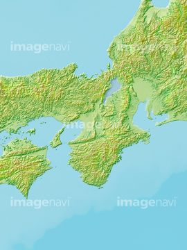 地図 衛星写真 日本の地図 近畿地方 の画像素材 地図素材ならイメージナビ