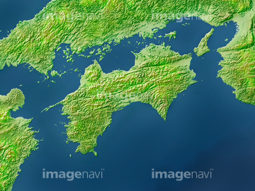 四国 地図 瀬戸内海 の画像素材 日本の地図 地図 衛星写真の地図素材ならイメージナビ