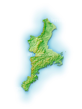 地図 衛星写真 日本の地図 近畿地方 三重県 の画像素材 地図