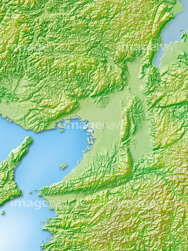 地図 衛星写真 日本の地図 近畿地方 の画像素材 地図素材ならイメージナビ