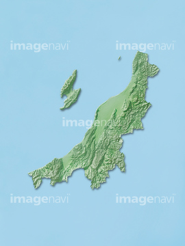 地図 衛星写真 日本の地図 中部地方 新潟県 越後平野 の画像素材 地図素材ならイメージナビ