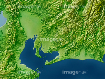 地図 衛星写真 日本の地図 中部地方 平ら 濃尾平野 の画像素材 地図素材ならイメージナビ