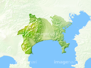 地図 衛星写真 日本の地図 関東地方 神奈川県 の画像素材 地図素材ならイメージナビ