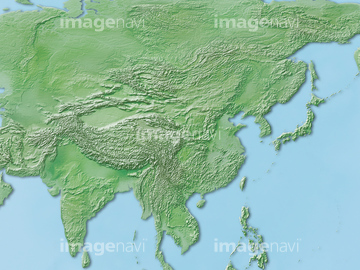 エリア別地図 東アジア 地図 の画像素材 世界の地図 地図 衛星写真の地図素材ならイメージナビ