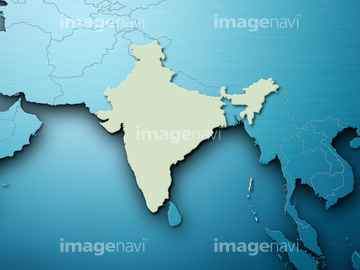 エリア別地図 南アジア 地図 の画像素材 世界の地図 地図 衛星写真の地図素材ならイメージナビ