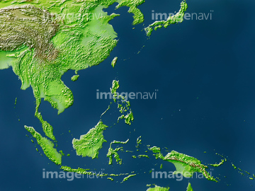 エリア別地図 東南アジア 地図 の画像素材 世界の地図 地図 衛星写真の地図素材ならイメージナビ