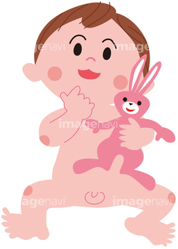 人物のイラスト 全身 裸 赤ちゃん 子供 の画像素材 人物 イラスト Cgのイラスト素材ならイメージナビ
