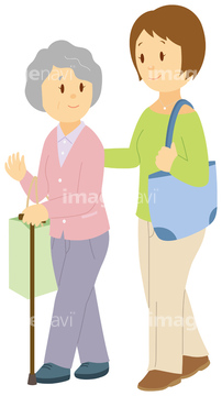 おばあさん 歩く 杖 イラスト の画像素材 医療 イラスト Cgのイラスト素材ならイメージナビ
