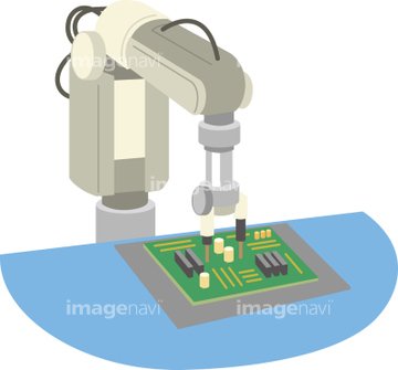ロボット イラスト 産業用ロボット ロイヤリティフリー の画像素材 イラスト Cgのイラスト素材ならイメージナビ