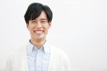 イケメン図鑑 30 40代 笑顔 日本人 ショートヘアー の画像素材 日本人 人物の写真素材ならイメージナビ