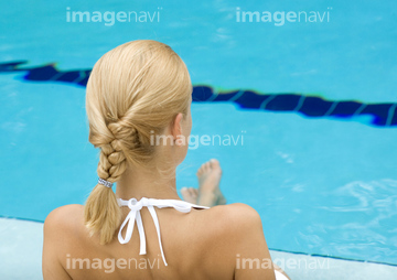 ブロンドヘアー 水着 の画像素材 外国人 人物の写真素材ならイメージナビ
