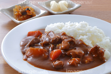 カレーライス ビーフカレー の画像素材 洋食 各国料理 食べ物の写真素材ならイメージナビ