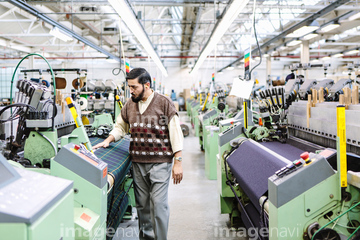 繊維工場 毛織物工場 ロイヤリティフリー の画像素材 生産業 製造業 産業 環境問題の写真素材ならイメージナビ